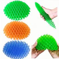 Sensorinis žaislas Fidget kirmėlė, 3 vienetų rinkinys, spalvotas