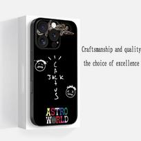 Fashion T-travis S-scott cool logo Phone Case For iPhone 17 16 e 15 14 13 12 Plus Mini Pro Max Soft black Shockproof Cover iPhone 13 Pro Max