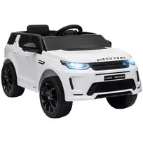 Vaikiškas Elektrinis Automobilis 12V | Su Nuotolinio Valdymo Pulteliu, LED Žibintais, USB/MP3 Jungtimi, 3-6 Metų Vaikams, Baltas