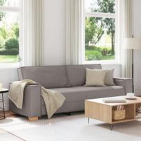 3 vietų sofa taupe 180 cm audinys, Taupe