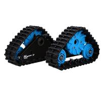 ATV Snow Tracks 23 Teeth Spline ATV Electric Snowmobile Tracks for UTV Mower 4 Wheelers Quad black