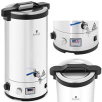Mash kettle for beer production with timer made of stainless steel 30-110C LED 2500 W 30 l