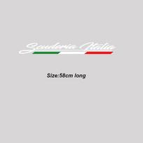 1 vnt. Automobilio priekinio stiklo lipdukas Scuderia Italia Grafika Vinilinė lipdukas Alfa Romeo Stelvio Giulia 159 Giulietta 147 Mito MT6 red