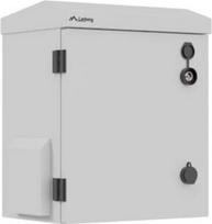 Lanberg 10" IP55 Outdoor Wall/Pole-Mount Rack Cabinet, 320 × 220 × 400 mm, Grey (Assembled)
