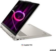 Lenovo Yoga 7 2-in-1 16AGP11 AMD | Seashell | 16 " | OLED | Touchscreen | WUXGA | 1920 x 1200 pixels | AMD Ryzen AI 7 | 445 | 16GB | Soldered LPDDR5X | Solid-state drive capacity 512GB | AMD Radeon 840M Graphics | Windows 11 Home | 802.11be | Bluetooth
