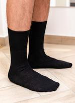 Vyriškos kojinės su vilna Pierre Cardin 0880 Sanitarinė juoda