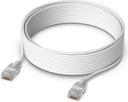 Ubiquiti UACC-Cable-Patch-EL-12M-W networking cable Translucent, White Cat6