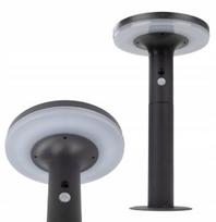 Led Sodo Stulpas Saulės Energija 10w su Judesio ir Sutemo Jutikliais