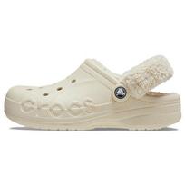 Crocs Baya Lined Fuzz-Strap Clog Winter White Unisex 206633-11S 37-38