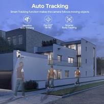 360° besisukanti WiFi kamera – AI žmonių aptikimo įspėjimai