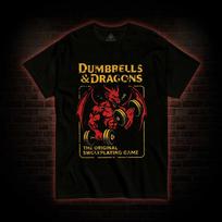 Svoriai ir Drakonai Marškinėliai | Juokingi Sporto Salės Fantazijos RPG Memas Marškinėliai Unisex Marškinėliai 5XL įvairiaspalvis
