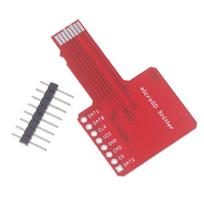 Sniffe For Tf Card Adapter Plate Universal 1Pc Microsd Sniffe Tf Card Adapter Plate Compatible With Arduino raudona