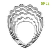 5/7Pcs  Peony Veiner Silicone Mold Fondant Flower Cutter Set for DIY Cake Decoration Handmade Sugarcraft Molds Baking Tools A3