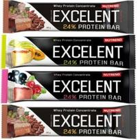 Nutrend Excelent Protein Bar 85 g. (baltyminis batonėlis) - Lime - papaja skonis