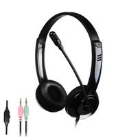 Wire Headsets Over Ear Noise Cancelling Headphone with 3.5mm Plugs and Builts In Microphone for Clear Call Earphone balta