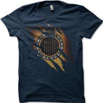Acoustic Guitar ovation takemine Martin BIrthday gift Christmas t-shirt 9110 L black
