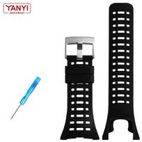 Rubber Watchband For Suunto watch band Ambit 1/2/2S/2R/3 Sport/3 Run/3 PEAK Watches Replacement Wrist Bands Flexible Strap gray