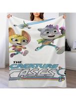 Creature Cases Mesti pledai Daugiafunkcia minkšta lovos antklodė Kūdikių antklodės 75X95CM pilka spalva