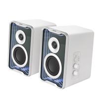 Edifier QR30 Bluetooth PC RGB Connection Dedicated White Speaker, 5.4 Speaker, Compact, 30W, Multi-Point Connection, 63Hz-20kHz, Light, 3-Way balta