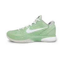 Nike Zoom Kobe 6 Green Apple Game Ready Cushioning Slip Resistant Abrasion Resistant Low top Basketball Shoes Men's FQ3546-100(Team1076-) 44.5 beige