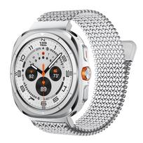 Samsung Galaxy Watch 8 Classic 47mm Stainless Steel Magnetic Clasp Strap Samsung Watch Ultra 47mm sidabras