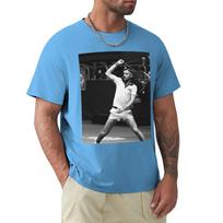 Borg The Ice Unisex Tennis Legend TShirt blanks oversized t shirt tees graphic shirts fruit of the loom Unisexs t shirts S black