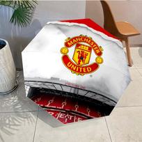 Manchester United stadiono skėtis - Automatinis atidarymas/uždarymas, Kompaktiškas 8 šonkaulių lengvas skėtis Būtinas lauke Pikniko aksesuaras Ventiliatorius Dovanos