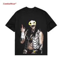 RHEA RIPLEY x TERRIFIER V2 TEE, Wrestling Graphic Tee, Wrestler Shirt XL black