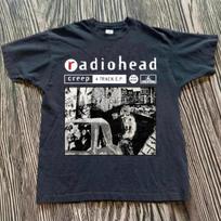 Radiohead Creep juodi marškinėliai pakartotinis spaudinys dovana vyrams moterims marškinėlis Pakartotinis spaudinys XL black