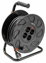 Ilgintuvas su rite GTV, AE-SBEBEN-30, 3 x 1,5 mm², 30 m, IP20, 4 lizdų