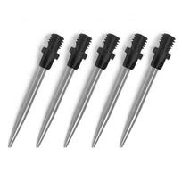 5Pcs Dart Replacement Tip Converter Points 2BA Thread Dart Steel Tip Dart Part Professional 2BA Thread Dart Steel Tip black