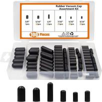 Black Color Vacuum Rubber Cover Plug Kit Intake Tube Vacuum Tube Cover  Engine Maintenance 100pcs juoda