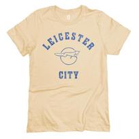 Leicester City FC Team Arch Premium Cotton T-Shirt Natural  1863FC New XXXXL