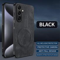 For Samsung Galaxy A06 A16 A36 A56 A07 A17 A37 A57 A15 A55 A14 A54 A52 A53 Case Magnetic PU Leather Protection Phone Back Cover Galaxy A17 5G juoda