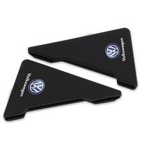 2 vnt. Automobilio durų kampų apsaugos lipdukai Automobilio stilius Volkswagen MK7 MK6 MK5 Ibiza Leon FR 2 Altea Aztec Golf-4 5 6 7 Passat juoda