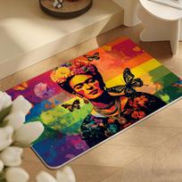 Hot Art F-Frida K-Kahlo Floor Mat Diatomite Floor Mat Fast Drying Odor Resistant Non Slip Bath Kitchen Mat 40X60CM