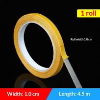 Double Sided Cloth Tape Strong Fixation Adhesive Tape Heavy Duty Translucent Mesh Waterproof Traceless Powerful Grid Carpet Tape A7 yellow