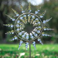 1Pc Iron Creative Garden Windmill Decoration Ground Plug for Outdoor Courtyard Garden Patio Decoration