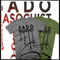 BDSM T-shirt Bondage Sensory deprivation hentai sado masochist Chains XL DK Gray XL gray