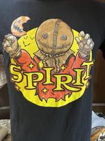 Spirit Mens T-Shirt Black Size Medium Short Sleeve Sam Trick R Treat Halloween Unisex T-Shirt L