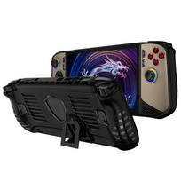 with Kickstand Handheld Game Console Case Soft TPU Protective Cover Anti Slip Ergonomic Host Shell for MSI Claw 8 AI+ 2026 raudona