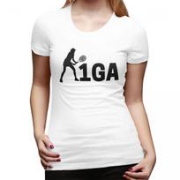 Iga Swiatek 1GA Iga Swiatek Team TShirt for Women ONeck Streetwear T Shirts Womens Tees Short Summer Clothes Tops S