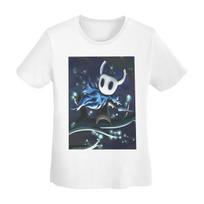 Hollow Knight TShirt Women Short Sleeve T Shirts ONeck Clothes Cotton Summer Tees Streetwear S white