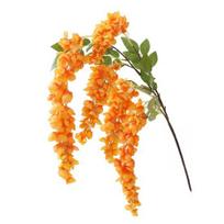 5 Šakės Dirbtinių Gėlių Girlianda Ryškių Spalvų Realistiški Vijokliai Realistiška Gvazdikmedžio Girlianda Vestuvių Puokštė Šventės Dekoracija orange