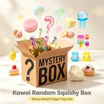 Mystery Blind Box Cat Paw Mochi Squishy Cute Squeeze Foot Fidget Stress Relief Toy For Kids beige