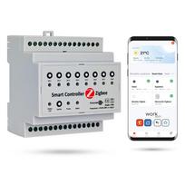 Zigbee Tuya 8 kanalų CH8Z grindinio šildymo valdiklis