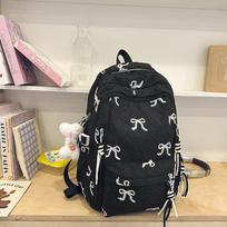 Kuprinė paauglio mokyklinė kuprinė moters studentės aukštos vertės lankas kompiuterio kuprinė lengva didelės talpos pamokų kuprinė madinga Package plus accessories juoda
