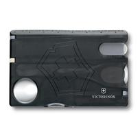 VICTORINOX Swiss Card Nail Care Translucent Black Nail File Nail juoda