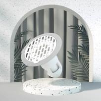 Dušo grindų trapas su atgalinio srauto prevencijos vožtuvu Kanalizacijos šerdies drenažo įdėklas Kamštis Plaukų gaudyklė Dujų sandariklis Grindų sietelis Sifonas pilka/balta