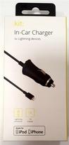 Automobilinis įkroviklis su iPhone 5/6/7/8/X laidu